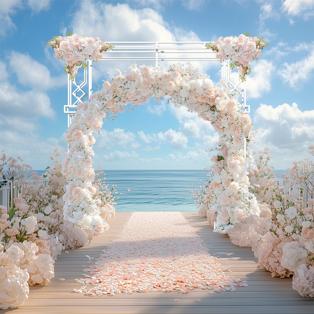 258CM Tall Metal Wedding Arch Backdrop Stand fr Party Celebration Garden Trellis