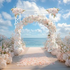258CM Tall Metal Wedding Arch Backdrop Stand fr Party Celebration Garden Trellis