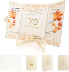 70Th Birthday Guest and Party Decorations Set, 12X18 Inch Sign-In Signature Car