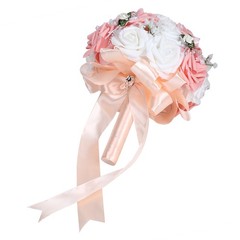 Artificial Bouquet Beautiful Simulation Flowers For Wedding Easy To Use