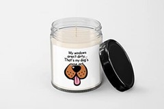 Dog Nose Art Candle – Soy Wax Candle – Hand Poured Candle