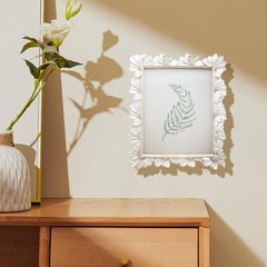 8×10 Vintage Picture Frame, Antique White Ornate Photo Frame, for Tabletop an…