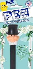 New PEZ Bride & Groom “Yes I Do”Dispensers Set 6👇Read Description/Shipping👇