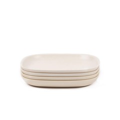 Ekobo Side Plate Set Of 4 7 Bpa-Free Eco-Composite And Durable Dessert Or Snack