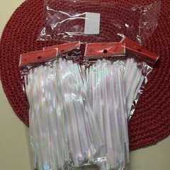 Pull Bow, Large , Organza, 6 Inches, 4 Pieces Brand new