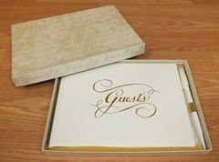 Genuine C.R Gibson Wedding Guest Signing Book With Space for 912 Guests *READ*