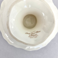 Mikasa Ivory Bone China Lila Larry Laslo Narumi Japan Cake Plate Trinket Dish
