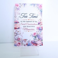 Elegant Vintage Floral Tea Party Invitation Card Template 20 Pieces 4×6