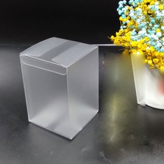 25x PVC Box Wedding Favour Gift Toy Doll Display Package Semi-Sheer Frosted Sets
