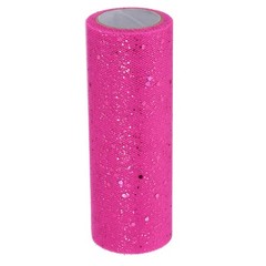 Tulle Fabric Rolls 6″ by 10 Yards Fabric Spool Tulle for DIY, Rose Red