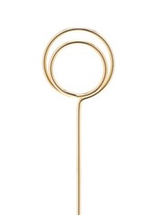 12 Pack of Gold Table Number & Place Card Holders for Weddings, and Event