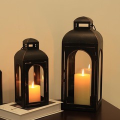 NEEDOMO Lanterns Decorative Indoor,Set of 2 Outdoor 20»/13» H, Bronze-20″