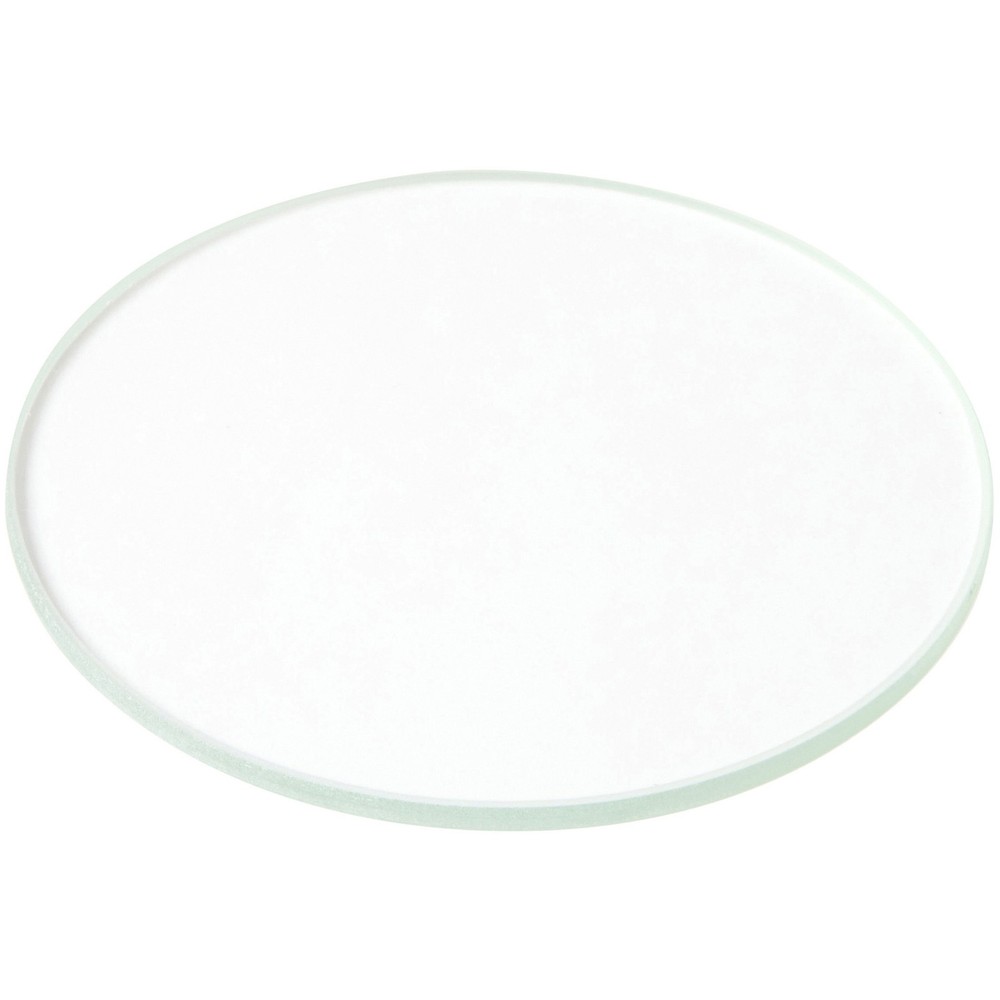 Plymor 3″ Round, 3mm Thick Non-Beveled Clear Glass Circle