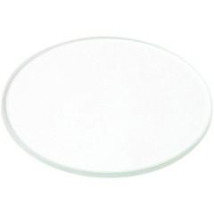 Plymor 3″ Round, 3mm Thick Non-Beveled Clear Glass Circle