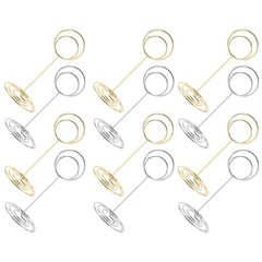 12Pcs Assorted Color Table Number Stands for Wedding Photo Memo Card Display