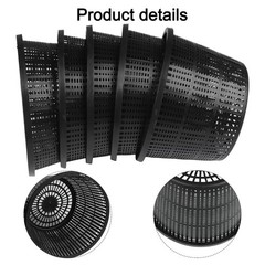 Aquatic For Plant Support Large Black Mesh Pots Perfectly Sized at 8 3 Inches