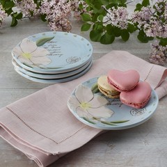 & And Toulouse Appetizer Plates Set Of 4 5-Inch Blue 5277704