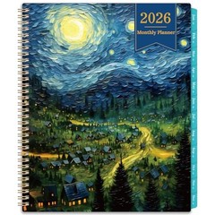 2026 Monthly Planner – 2026 Planner, Monthly Calendar 2026, Jan. Oil Painting