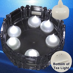 FREESH 36X Waterproof LED Floating Tealight Flameless Candle Wedding Party WHITE