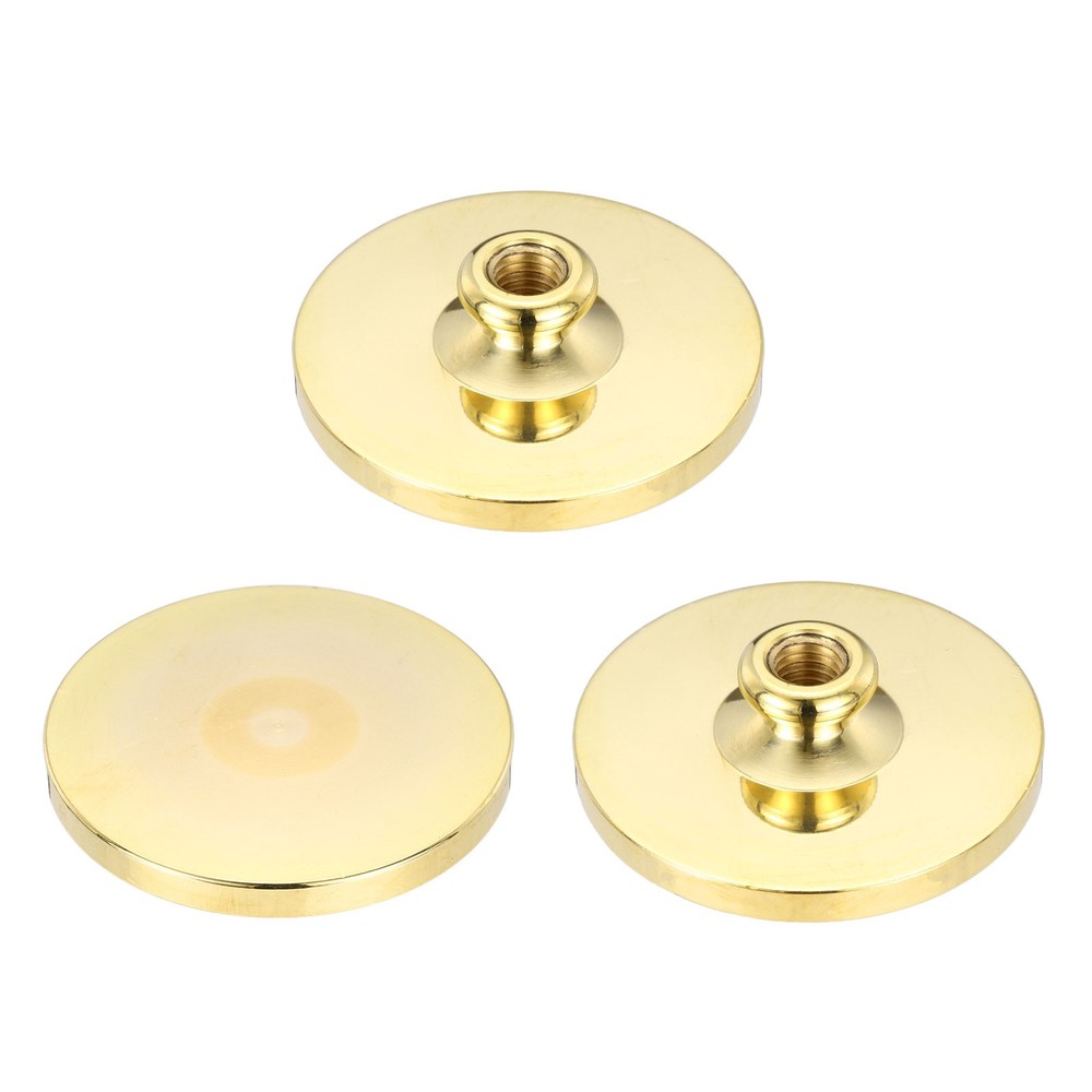50mm Blank Wax Seal Stamp, 3 Pack Round Sealing Wax Stamp Vintage Brass Head