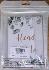 26 Pc. Wedding Table Signs Double-Sided #1-25 & Head Table 4″x 6″ Cardstock ~NEW