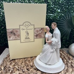 Lenox Opal Innocence | Bride and Groom | Cake Topper | New in Box | Wedding