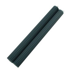 HUNTER GREEN 5 Ribbed Design 9″ Unscented Premium Wax Taper CANDLES Party