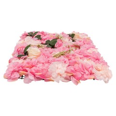 Flower Wall Panel, Artificial Floral Backdrop, Wall Decoration Backdrop