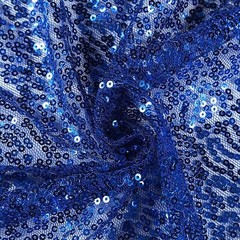 Extra Wide ROYAL BLUE Premium Sequined Chair Sashes Wedding Events Decorations