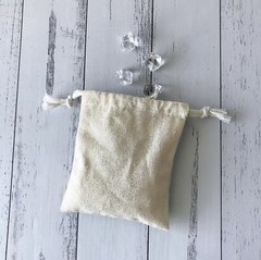 500x Natural Linen Jewelry Bags Soap Candle Cosmetics Homemade Product Packaging