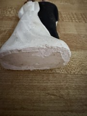 Antique Wedding Chalkware Cake Topper 1950s