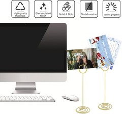 Table Number Holders 8.75 Inch Pack of 12 Wedding Party Graduation Sign Stands