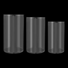 3Pcs Round Cylinder For Decoration& Birthday Parties, Wedding Round Cylinder