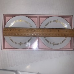 Mr. & Mrs. Ring Dish 2 Count Wedding Trinket Dish Gartner Studios New In Box