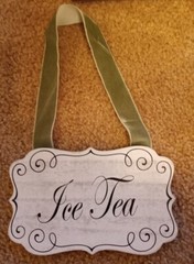 LOT OF 5 Wedding Signs, and Well wishes box, Wood- White/light brown