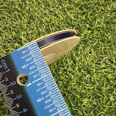 1/4″ Navy Blue Ribbon Metallic gold trim 25Yards 100% Polyester