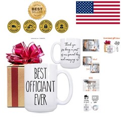 Memorable Thank You Mug for Officiants – Dishwasher Safe & Durable Design