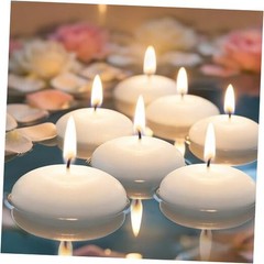 30 PCS Floating Candles – Small Floating Candles for Centerpieces White