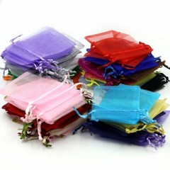 100 Pcs Mixed Colors Candy Bags Wedding Party Gift Packaging Pouch Wrap Bags New