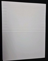 Wilton Bi-fold Programs~50 sheets~»White Simple Yet Elegant»~unused