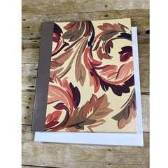 Hallmark Photo Album Feather Motif Autumn Colors Memories Scrapbook with Box