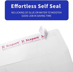Xxcxpark 120 Qty Printable A4 120 Envelopes (4.25″ x 6.25″), White