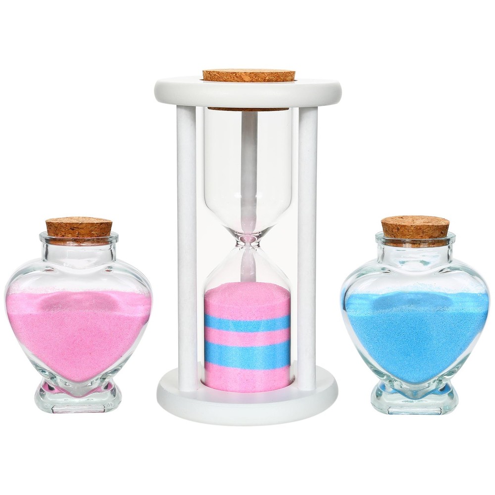 Unity Sand for Wedding Ceremony Set – 3 Pcs Small to Medium, White