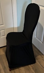 Spandex Chair Covers for Party 1 pc Universal Banquet Chair Cover Black