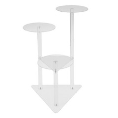 Corner Plant Stand Indoor 3 Tier Tall Acrylic Plant Stand Holder Plant Shelf
