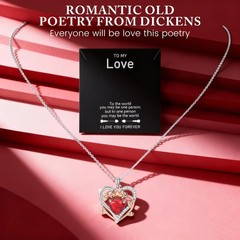 Preserved Real Rose with Necklace,Preserved Roses Lovely Pink