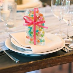 30PCS 7x4x0.7 Transparent PVC Box Candy Treat Box Party Favor Boxes Rectangle…