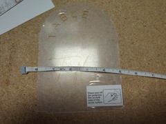 JINMURY Frosted Arch Wedding Table Numbers 1-15 w/Stands, 5″x7″ Acrylic.