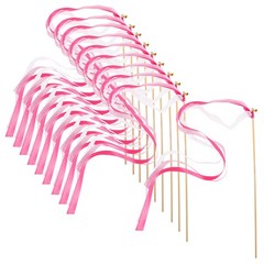 25 Pcs Ribbon Dancer Wand for Kids Toy Wedding Celebration Supplies
