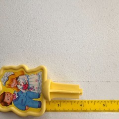Vtg Fisher Price Cake Topper Bride & Groom Figurine Wedding Fun candle Food